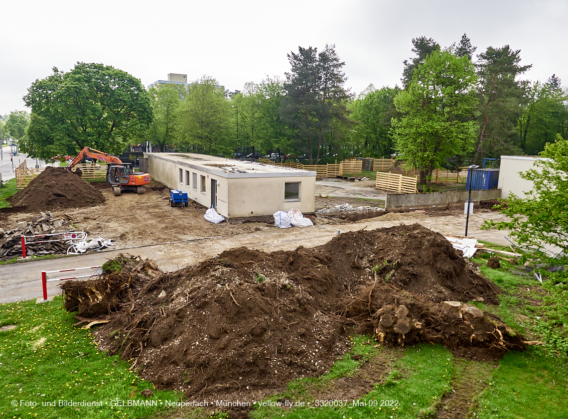 09.05.2022 - Baustelle am Haus für Kinder in Neuperlach
